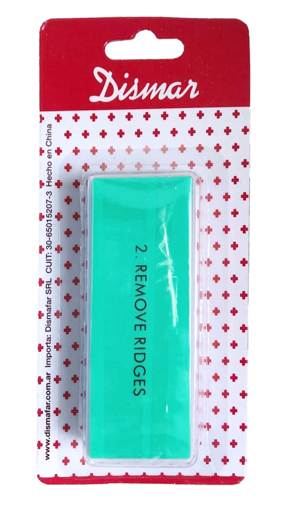 [F04027737] LIMA DE UÑAS BLOQUE 4 PASOS BLISTER DISMAR