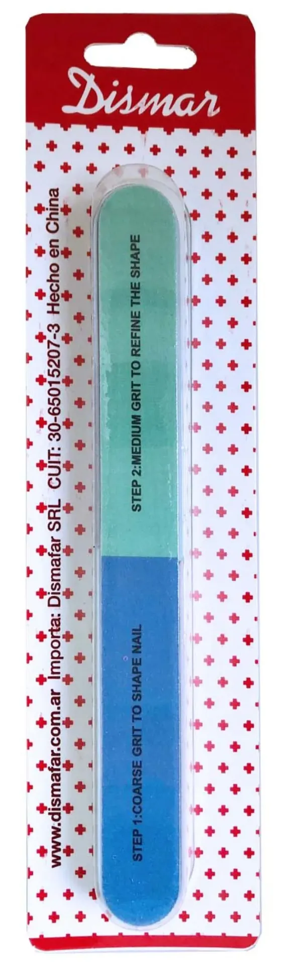 [F04027736] LIMA DE UÑAS 7 PASOS BLISTER DISMAR