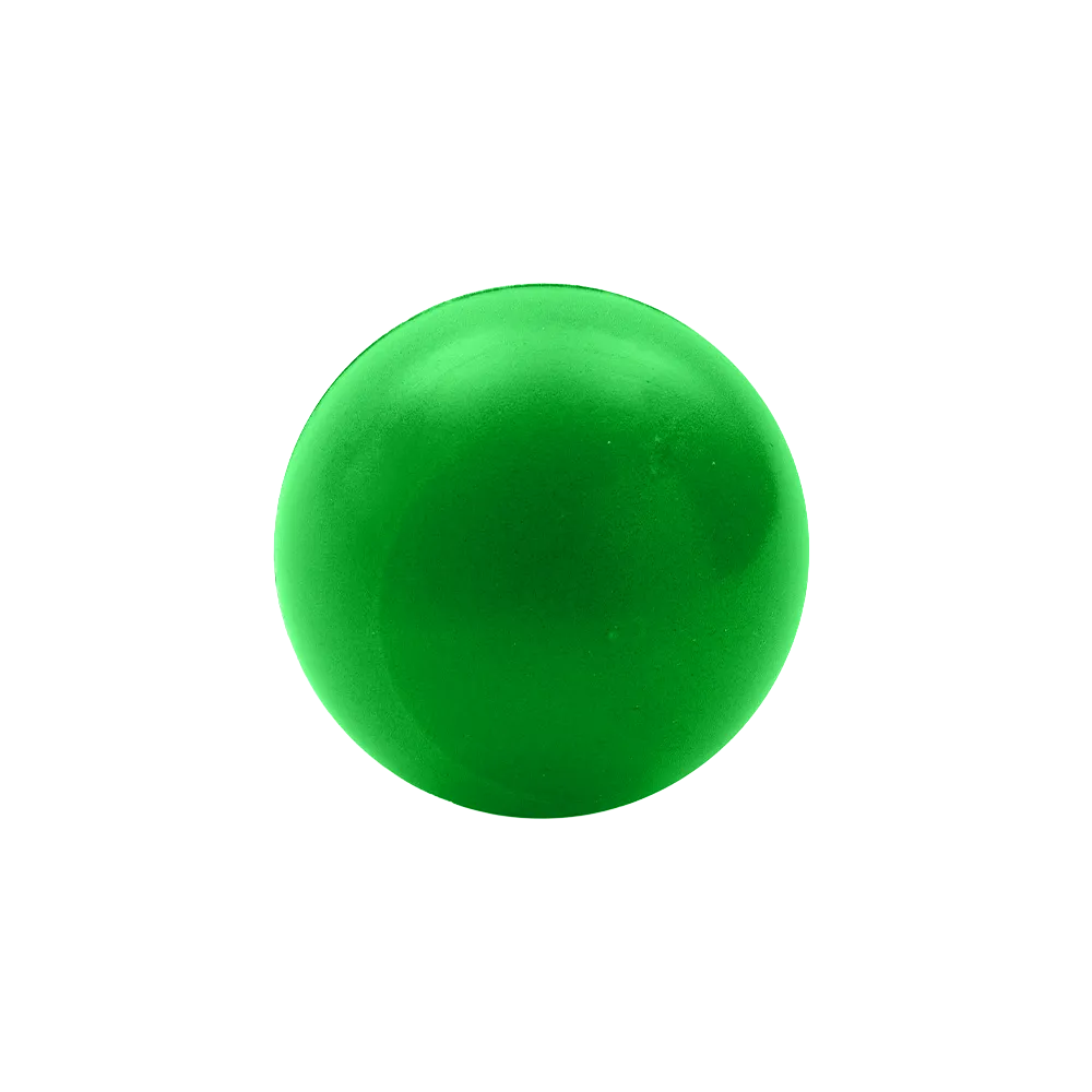 PELOTA P/ MANO REDONDA VERDE GRANDE DEMA
