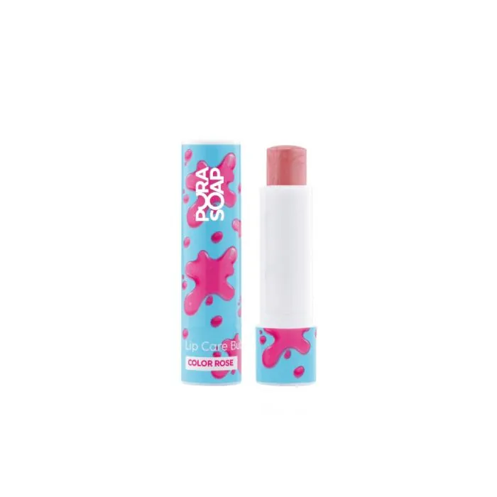 BALSAMO LABIAL C/COLOR CHICLE-ROSA  x 4gr PURA SOAP