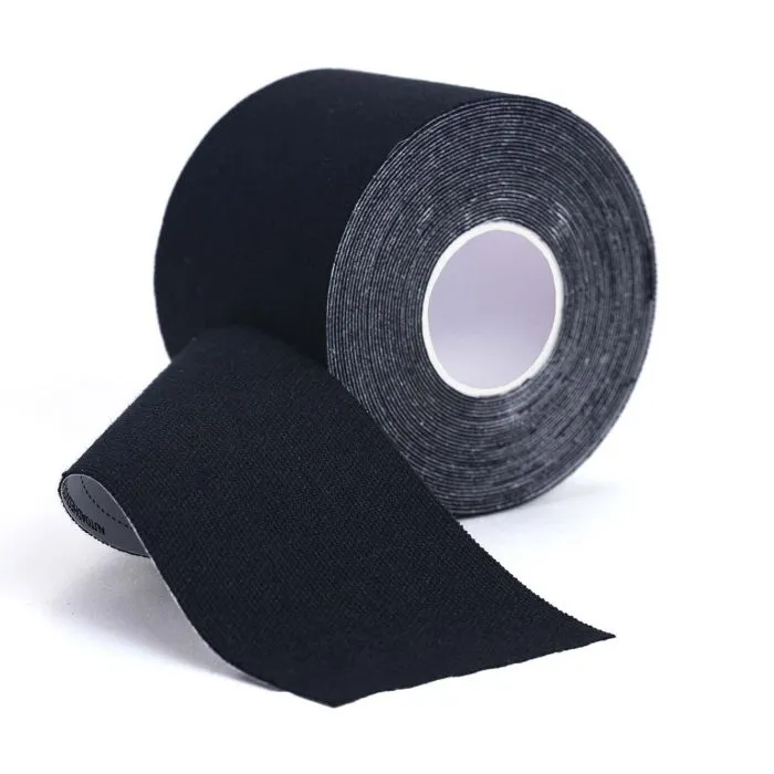 CINTA ADHES.  TAPING KINESIOLOGY DISMAR 5cm X 5 MTS NEGRO (12)
