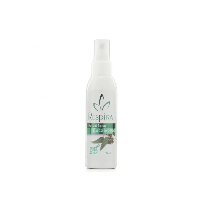 [F04028508] HERBAL SPRAY RESPIRA EUCALYTUS x 75ml PURA SOAP