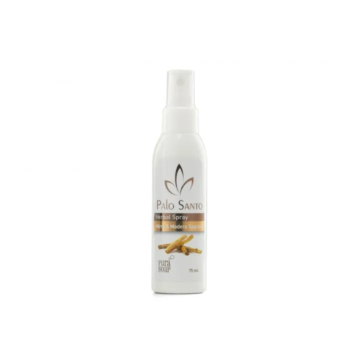 [F04028510] HERBAL SPRAY PALO SANTO & MIRRA x 75ml PURA SOAP