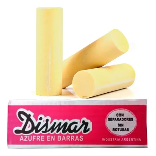 [F03022940] AZUFRE BARRA CAJA X 20 DE 5 UNIDADES  DISMAR