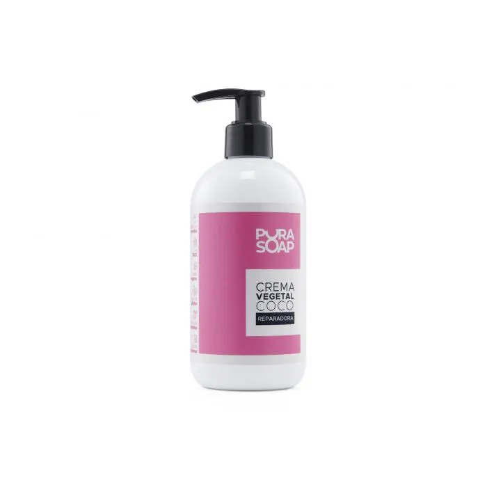 [F04028515] CREMA CORPORAL VEGETAL COCO HAWAI 300ml PURA SOAP