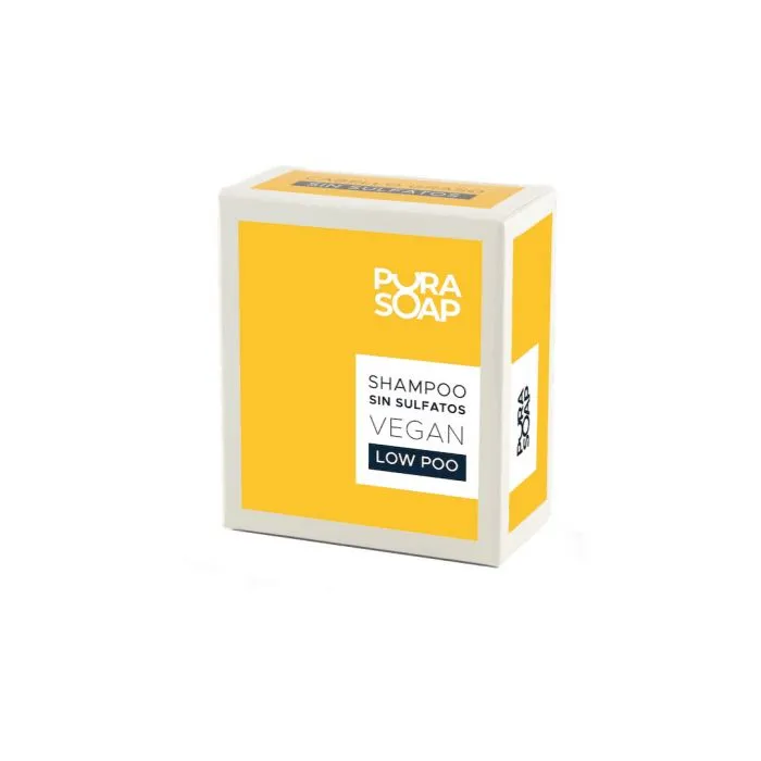 SHAMPOO SOLIDO S/SULFATO CABELLO GRASO CITRICO x 60gr PURA SOAP