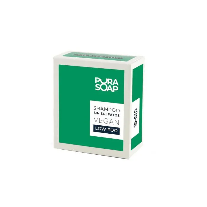 [F04028501] SHAMPOO SOLIDO S/SULFATO CABELLO NORMAL ALOE x 60gr PURA SOAP
