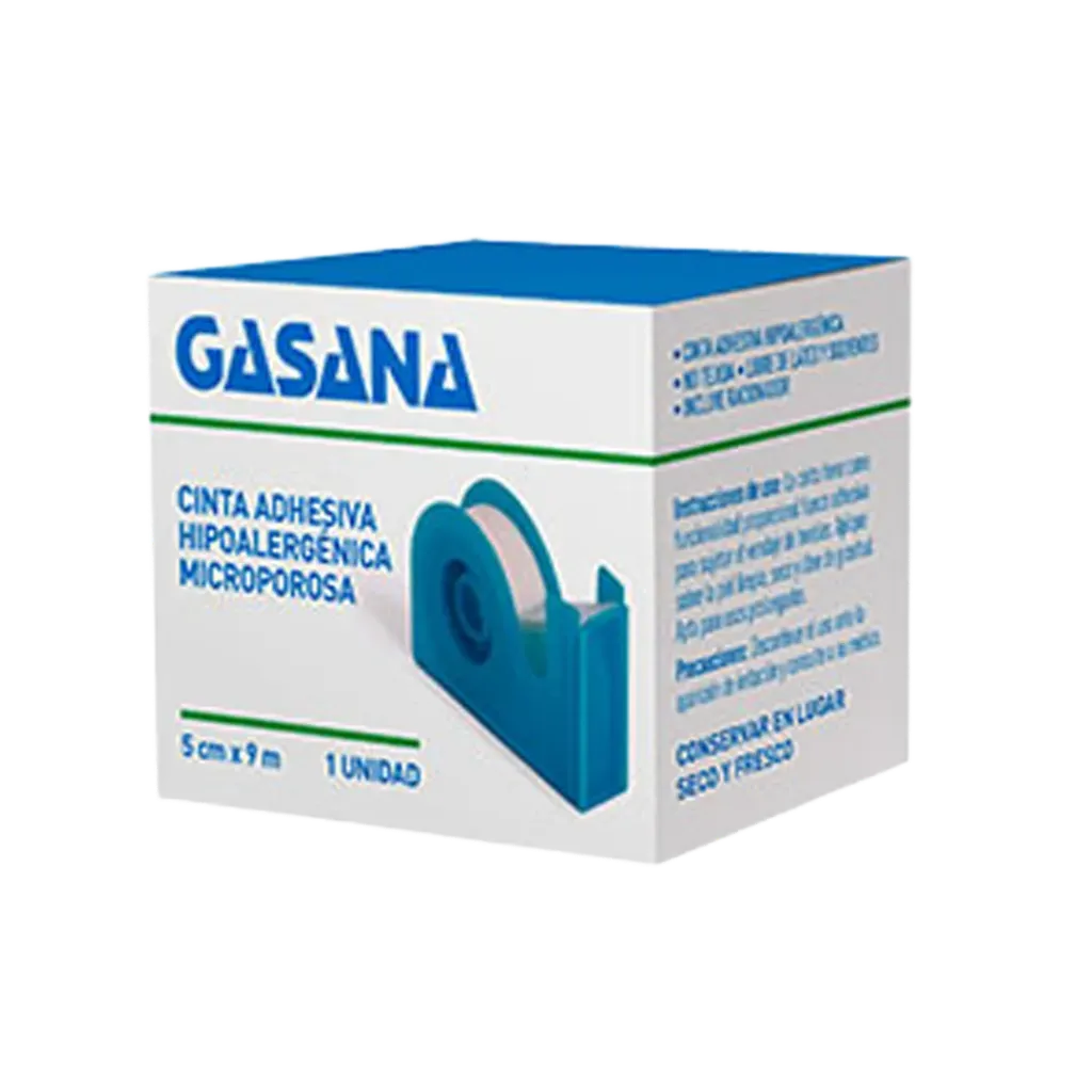 [F14001038] TELA ADHES. HIPOALERG. 5,00cm x 9m x 6U C /RAC GASANA