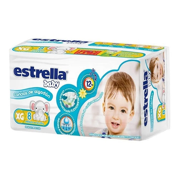 [F04027020] PAÑAL BEBE  XG X 36 HIPERPACK ESTRELLA (PA0408)