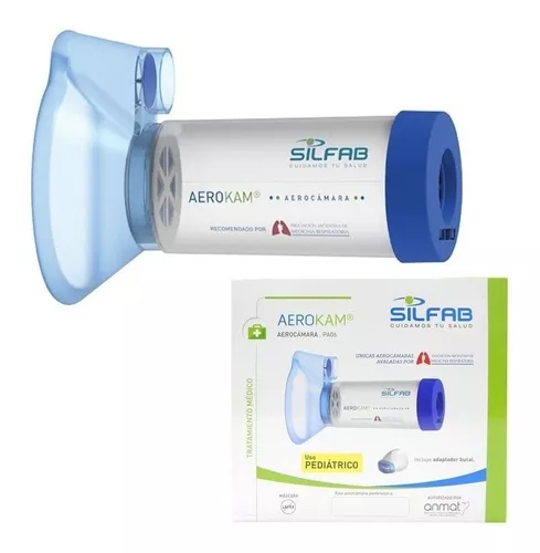 [F02023676] AEROCAMARA PEDIATRICO C/MASCARA BIVALV.SILFAB PA06 SF