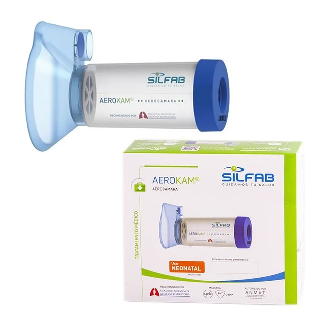 AEROCAMARA NEONATAL C/MASCARA BIVALV.SILFAB PA07 SF