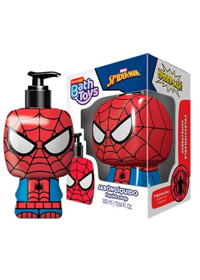 [F04027576] JABON LIQ.300ml 3D SPIDERMAN (4240302) AVENGER ALGABO