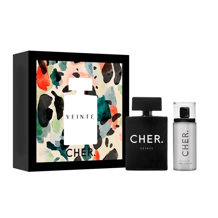 [F04028356] CHER VEINTE SET 100ML EDP + BODY SPLASH 75ML 24