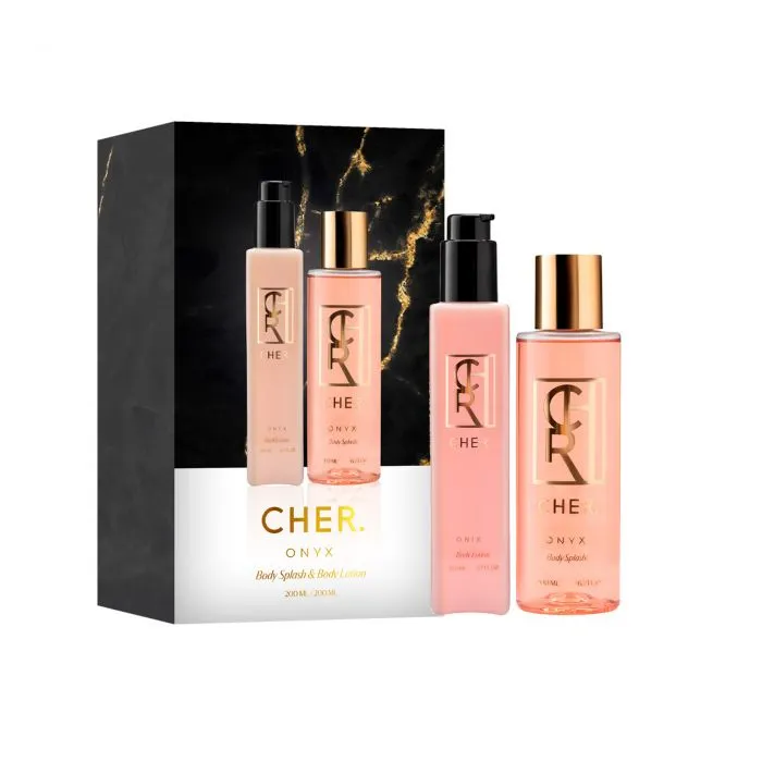 [F04028361] CHER ONYX BODY SPLASH 200ML + BODY LOTION 200ML 24