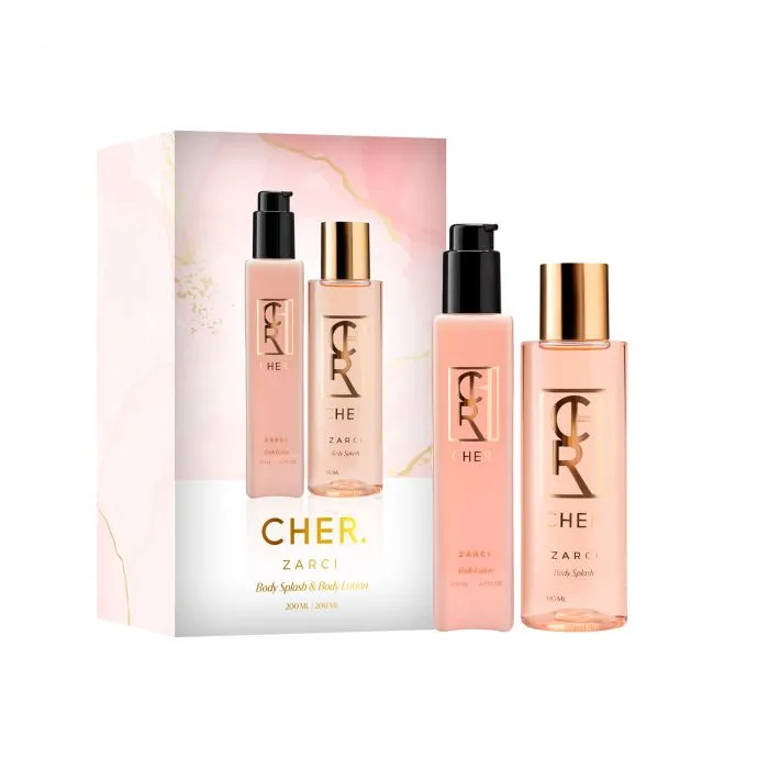 [F04028362] CHER ZARCI BODY SPLASH 200ML + BODY LOTION 200ML 24