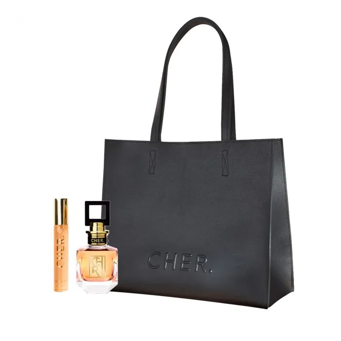 [F04028381] CHER ONYX 50ML + PERFUMERO 20ML + CARTERA