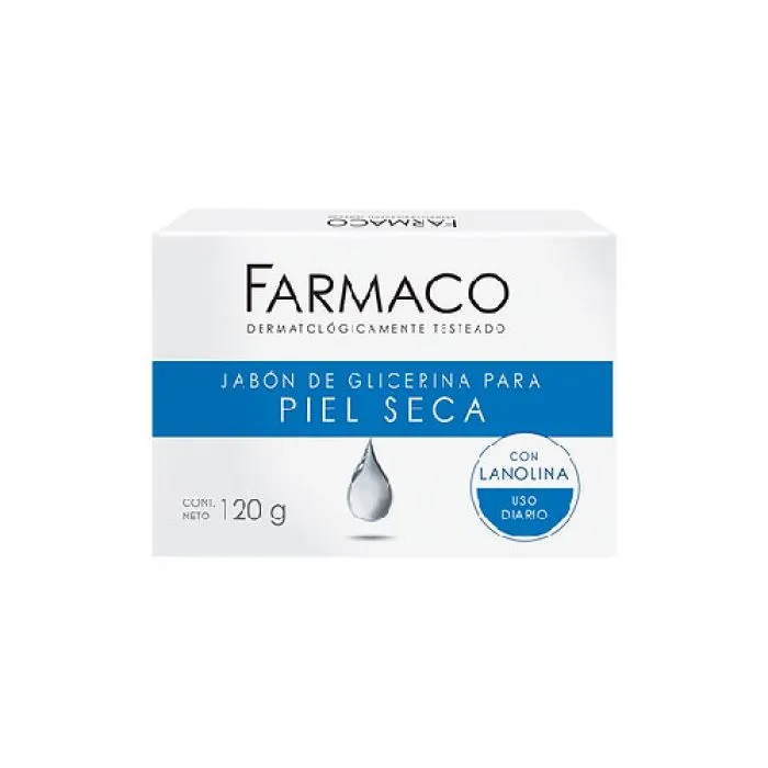[F04016544] JABON GLICERINA LANOLINA x 120gr FARMACO ( 306)