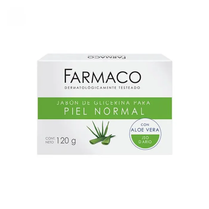 JABON GLICERINA ALOE VERA x 120gr - FARMACO