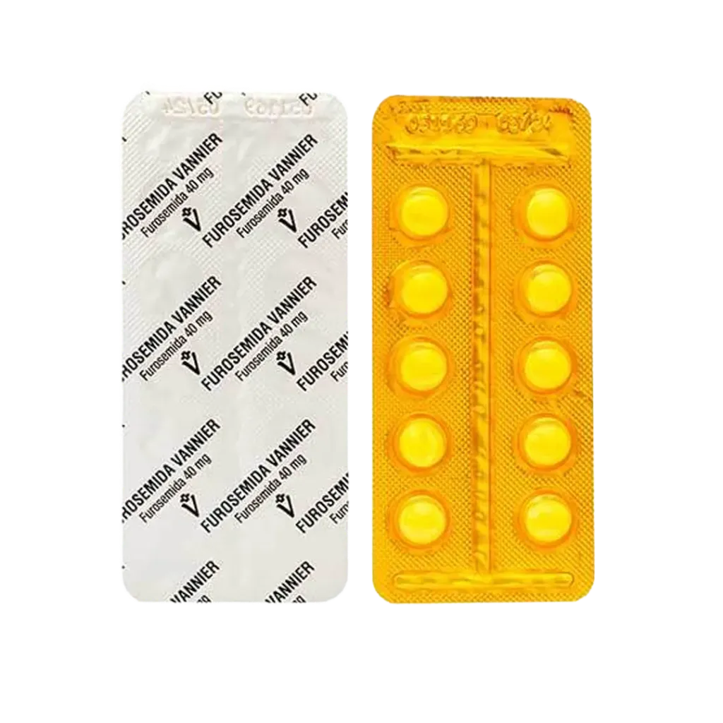 [F08022736] FUROSEMIDA 40 MG X 10 COMP. VANNIER