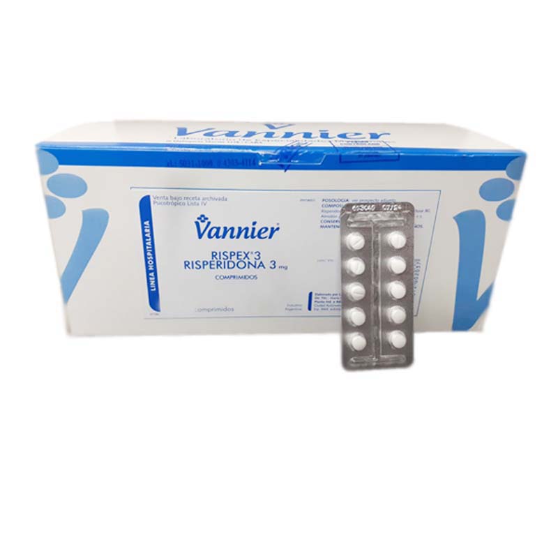 [PSI405529] RISPERIDONA 3 MG X 10 COMP. VANNIER