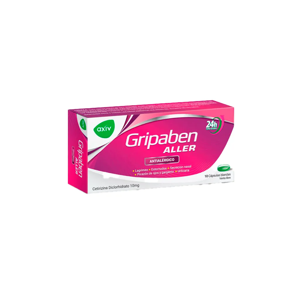 [64467] AXIV GRIPABEN ALLER  10 mg cáps. x 20