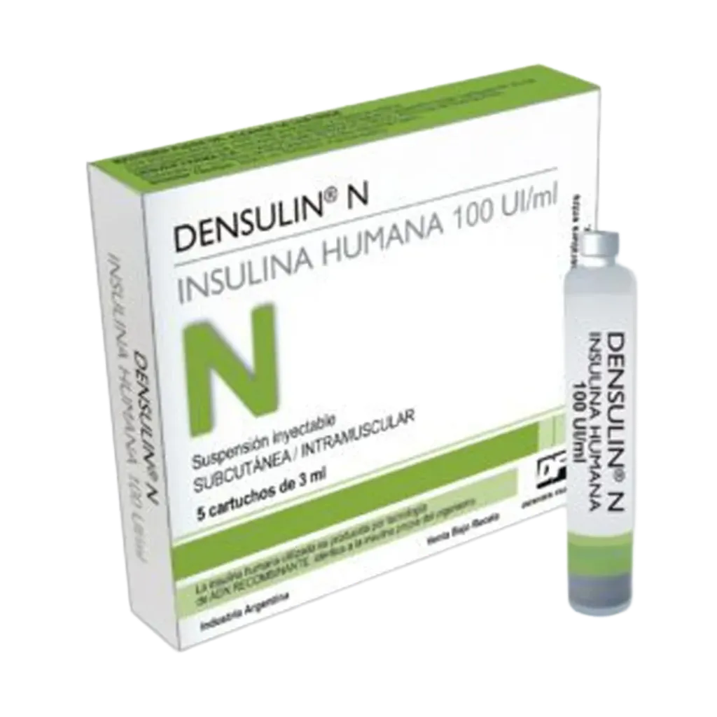 [40956TA] INSULINA DENSULIN N  100 UI cart.x 5 x 3 ml