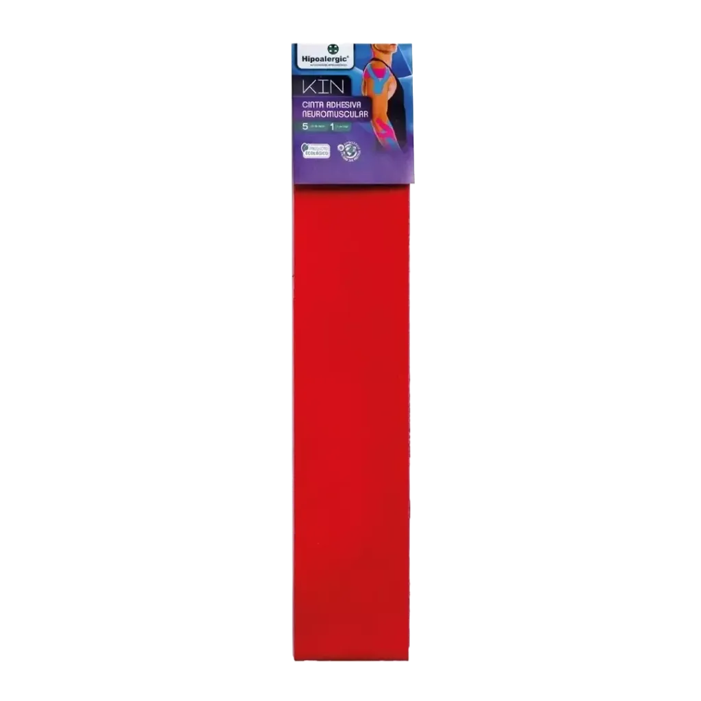 [F10024311] CINTA ADHES. NEUROMUSCULAR  TIRA IND. 5CM X 1 KIN FUCSIA HIPOALERGIC