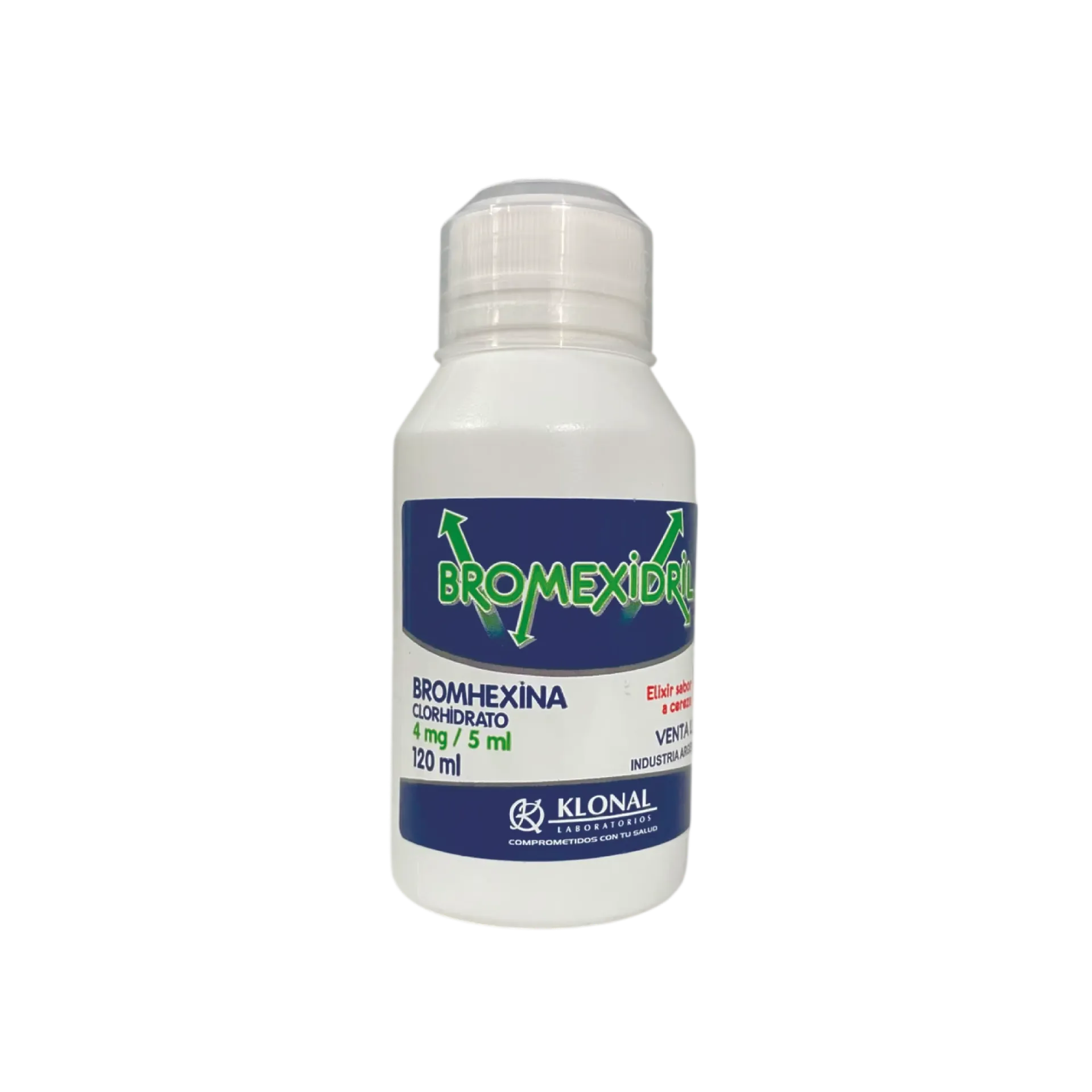 [F08024791] BROMHEXINA X 120 ML JBE (80 MG/100 ML) ADULTOS KLONAL