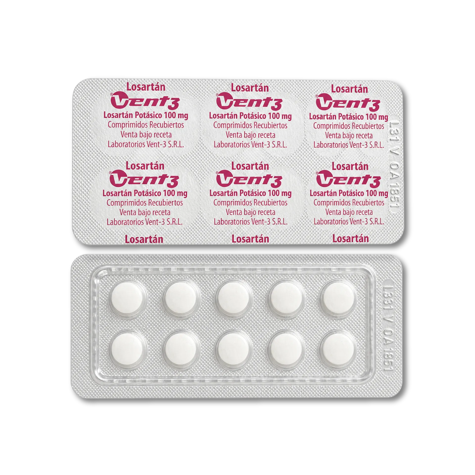 [F08025531] LOSARTAN 100 MG X 10 COMP VENT-3