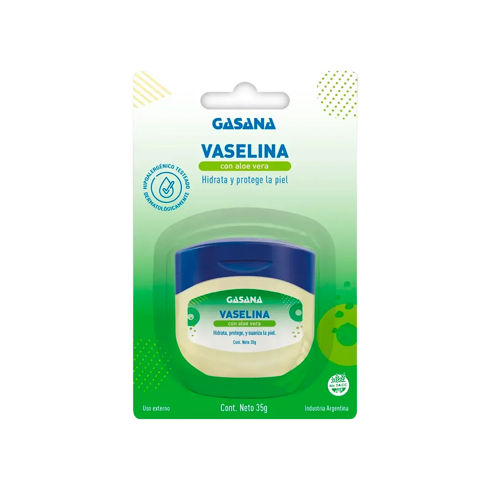 [F03023243] VASELINA SOLIDA x 35grs C/ ALOE VERA  GASANA