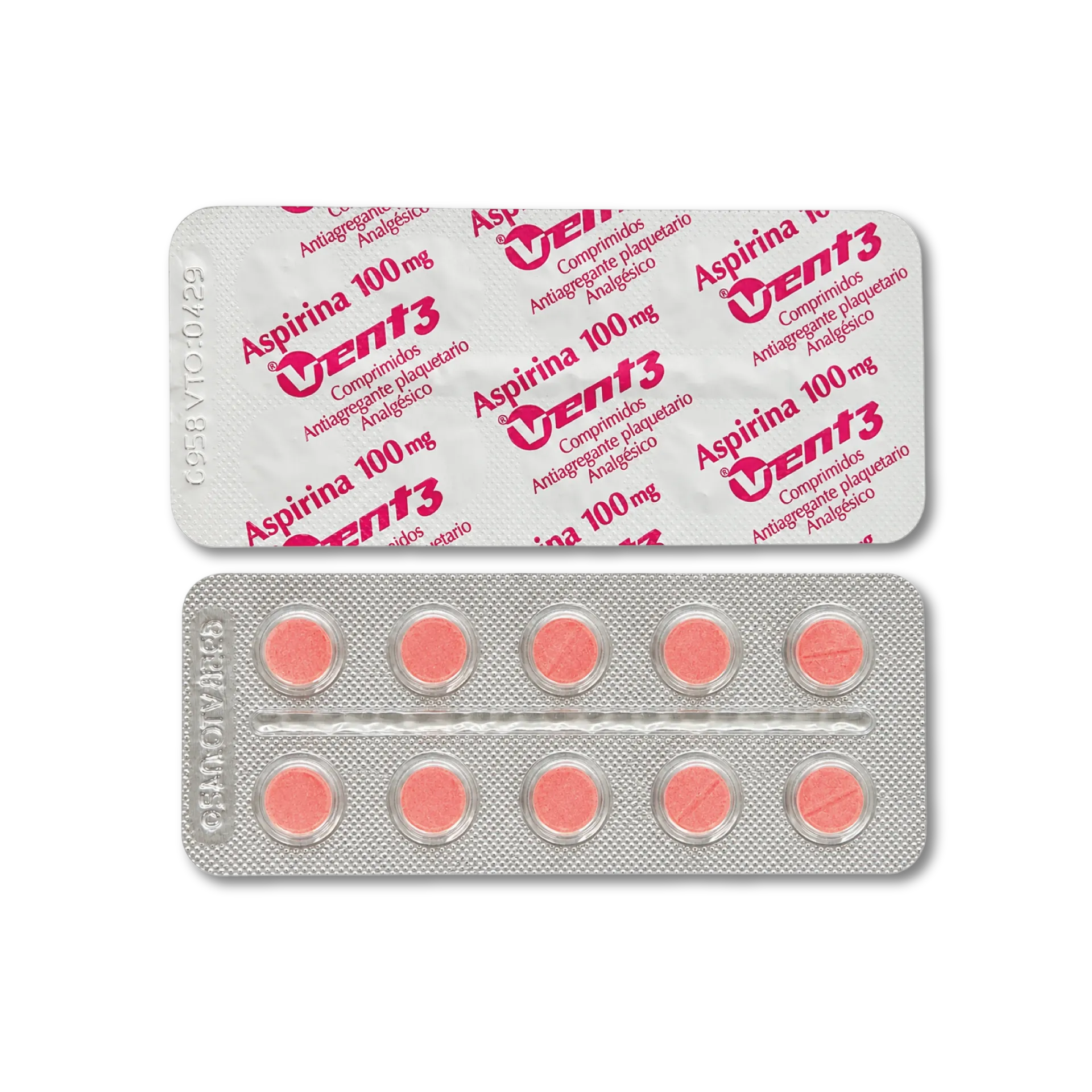 [F08025541] ASPIRINA 100 MG X 10 COMP VENT 3