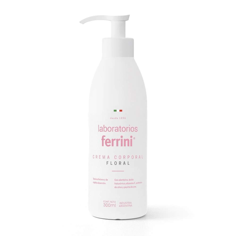 [F04028671] CREMA CORPORAL  HID Y FLORAL 300ML FERRINI