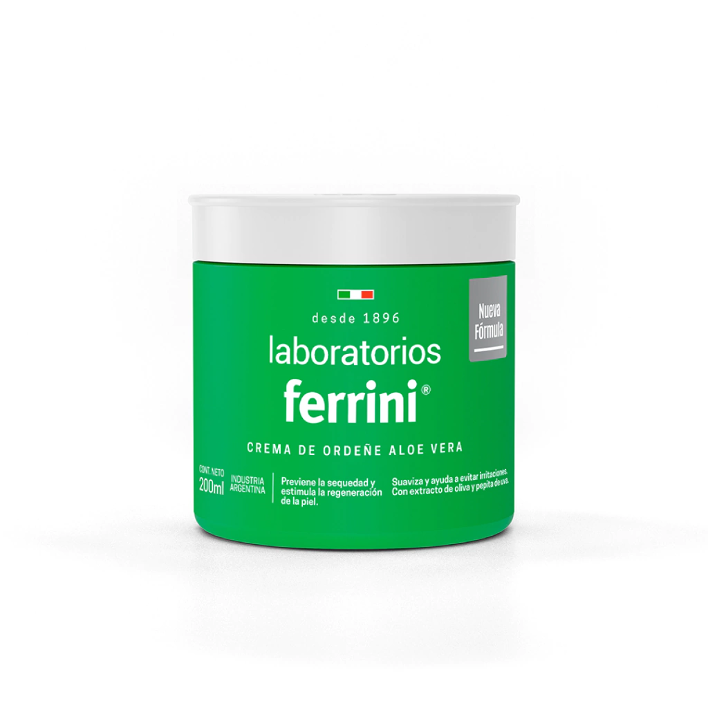 [F04028675] CREMA ORDEÑE ALOE VERA 200 ML FERRINI