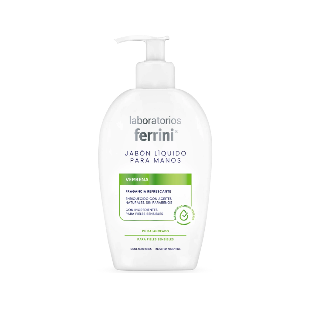 [F04028678] JABÓN LÍQUIDO MANOS VERBENA  X 250 ML FERRINI