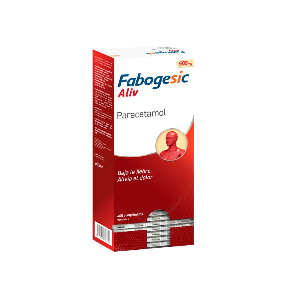 PARACETAMOL 500 MG X 400 COMP. (40 BL) SAVANT (FABOGESIC ALIV)