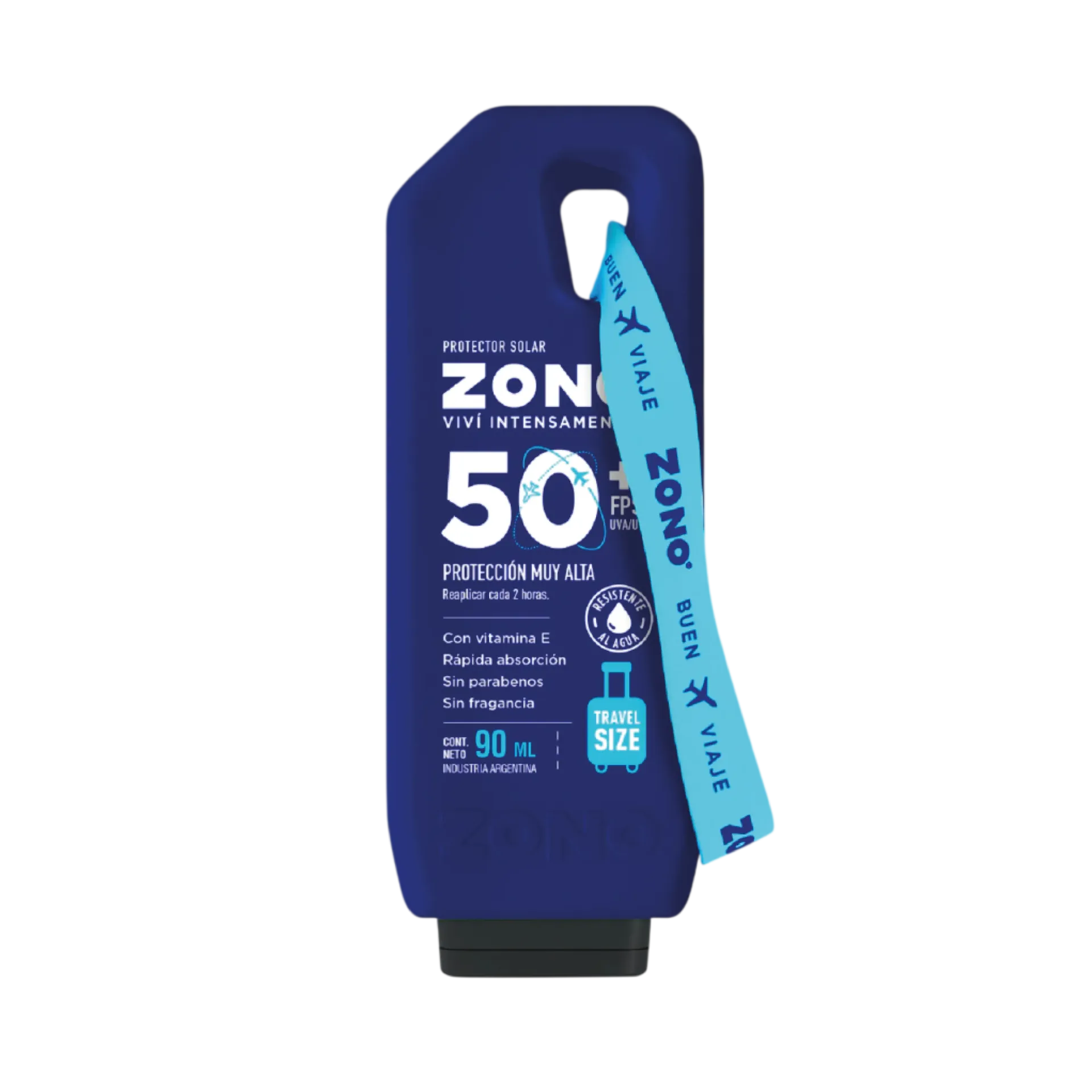 ZONO FPS 50+LOCION X90 ML TRAVEL SIZE